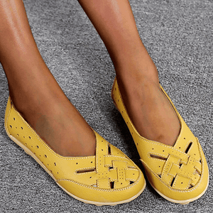 Lively® Sandales Jaune / 35 Sandales orthopédiques en cuir