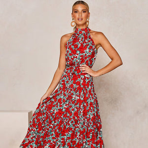 Lively® Vêtements été Fleur rouge / S Robe d'été Manchester | Lively®